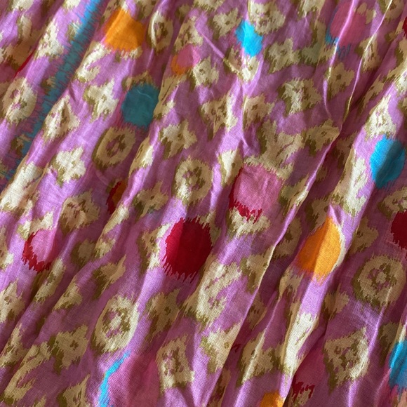 LV multicolored pink monogram cotton scarf L 56” x 30W in brand new condition - Picture 7 of 7